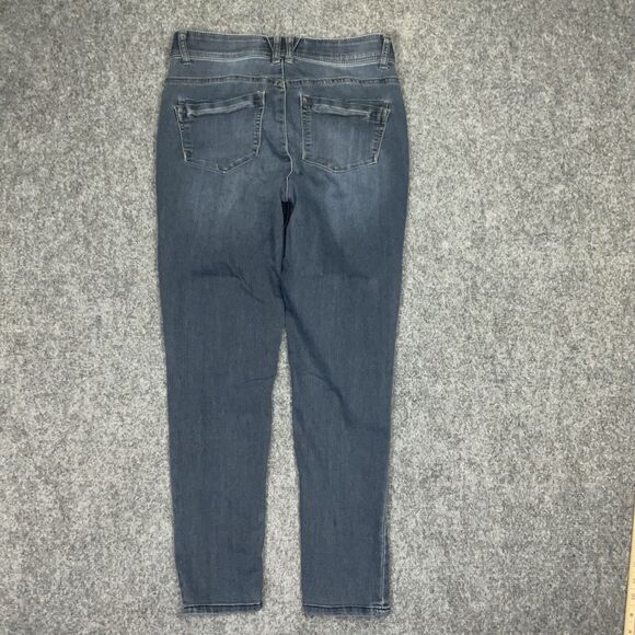 Democracy Jeans Womens Size 6 Blue Denim Ab Technology Skinny - Picture 2 of 10